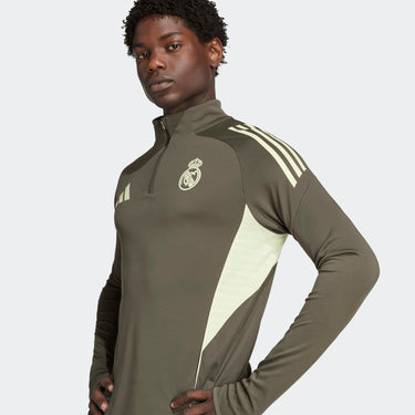 Top Real Madrid Training Tiro 25 Homme 2025/26 Vert Kaki