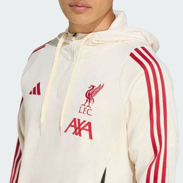 Sweat à Capuche Liverpool F.C. Training Homme 2025/26 Beige
