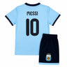 Kit Maillot + Short Argentine Enfant Messi 2026 - Domicile