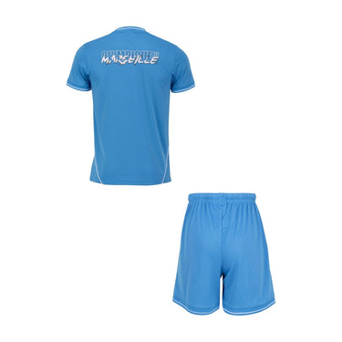 Kit Ensemble OM Fan Junior 2025/26 Bleu