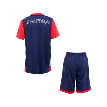 Kit Ensemble Paris Saint-Germain Fan Junior 2025/26 Bleu