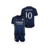 Kit Real Madrid Junior Extérieur Mbappé N°10 2025/26 Bleu