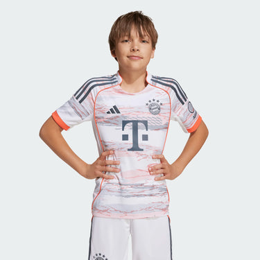 Maillot Bayern Munich Extérieur Junior 2025/26 Blanc