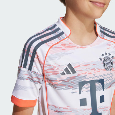 Maillot Bayern Munich Extérieur Junior 2025/26 Blanc