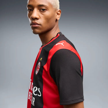 Camiseta de casa ACM réplica PUMA Negro-Rojo For All Time 784121-01