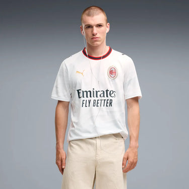 AC Milan 2026/27 Men's Away Jersey White Gold