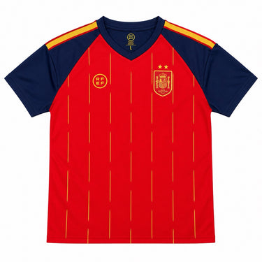 Maillot Domicile Espagne Homme 2026/27 Lamine Yamal 19 Rouge 2 Étoiles