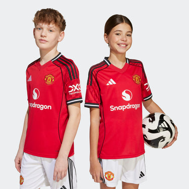 Maillot Manchester United Domicile Junior 2025/26 Rouge