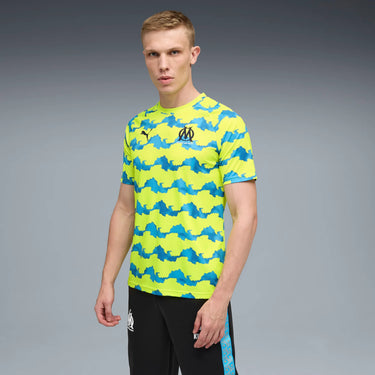 Maillot OM Pre-match Homme 2025/26 Jaune