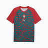 Le maillot d'échauffement rouge du Portugal Puma incarne la ferveur nationale.