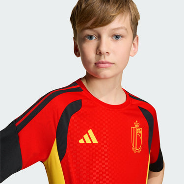 Maillot Entraînement Belgique Tiro Enfant 2026 Rouge - Coupe du Monde