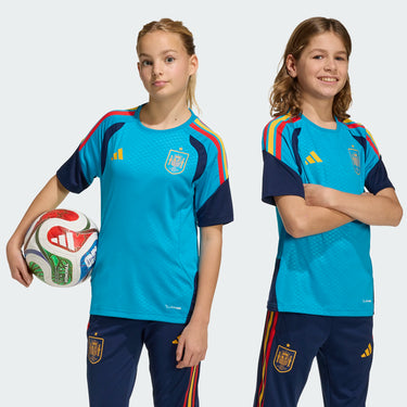 Maillot Espagne Training Tiro 26 Junior 2026 Bleu Ciel