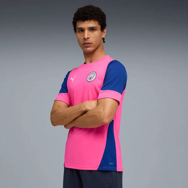 Maillot Manchester City Training Homme 2026 Rose-Bleu