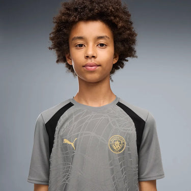 MCFC Training Jersey Jr Cast Iron-Flaxen 786216-22