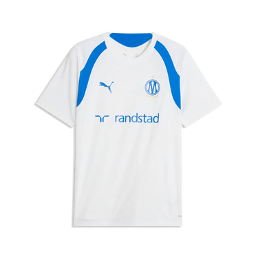 Maillot Entraînement Olympique de Marseille Homme 2026/27 Blanc Bleu – vue officielle 1