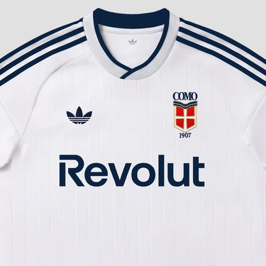 Maillot Extérieur Como 1907 Homme 2026/27 Blanc Bleu Marine
