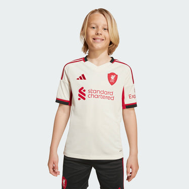 Maillot Liverpool F.C. Extérieur Junior 2025/26 Beige