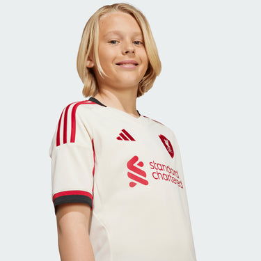 Maillot Liverpool F.C. Extérieur Junior 2025/26 Beige