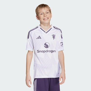 Maillot Manchester United Extérieur Junior 2025/26 Blanc