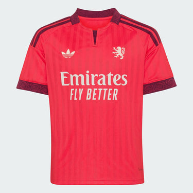 Maillot Extérieur Olympique Lyonnais Enfant 2026/27 Rouge – vue officielle 1