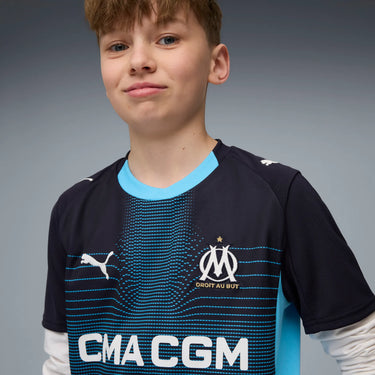 Maillot OM Extérieur Junior 2025/26 Bleu