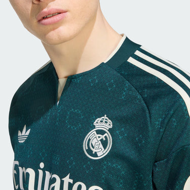 Maillot Extérieur Real Madrid Homme 2026/27 Manches Longues Vert