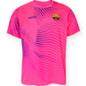 Maillot entraînement FC Barcelone 2025 2026 rose vue officielle.