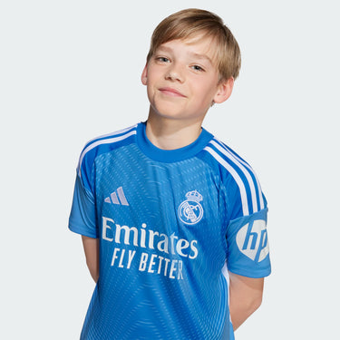 Maillot Real Madrid Domicile Gardien Junior 2025/26 Bleu