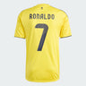 Maillot Al Nassr Ronaldo N°7 Homme 2025/26 Jaune ( Riyadh )