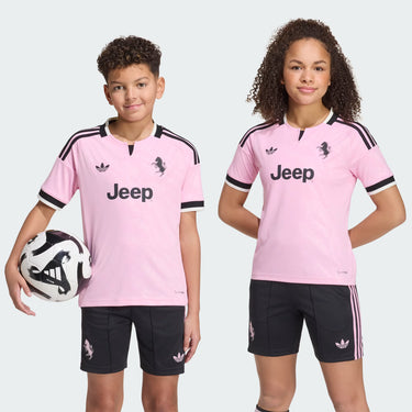 Juventus 2026/27 Kids' Away Jersey Pink Black