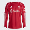 Maillot Liverpool F.C. Domicile Manches Longues Homme 2025/26 Rouge