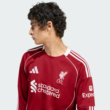 Maillot Liverpool F.C. Domicile Manches Longues Homme 2025/26 Rouge
