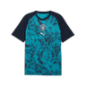 Maillot Prematch Manchester City 2025 2026 bleu vue officielle.