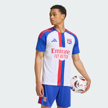Maillot Olympique Lyonnais Domicile Homme 2026/27 Blanc Bleu Rouge