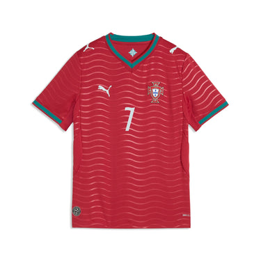 Maillot Portugal domicile 2026 junior Ronaldo 7, vue avant officielle.