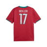 Maillot Portugal Domicile Rafael Leão N°17 Homme 2026 Rouge