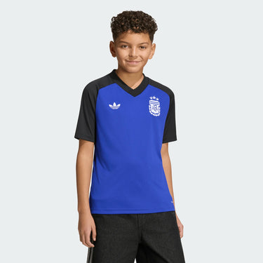 Maillot Pré-Match Extérieur Argentine Enfant 2026 Bleu - Coupe du Monde