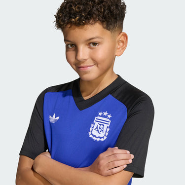Maillot Pré-Match Extérieur Argentine Enfant 2026 Bleu - Coupe du Monde