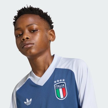 Maillot Pré-Match Extérieur Italie 26 Enfant Bleu - Coupe du Monde