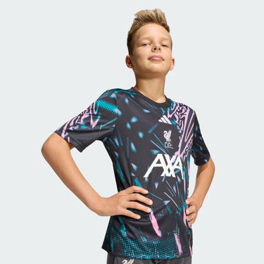Maillot Pré-Match Liverpool FC 2026 Enfant Noir