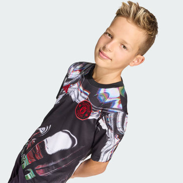 Maillot Pré-Match Manchester United 2025/26 Enfant - Noir