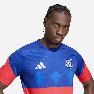 Maillot Pré-Match Olympique Lyonnais Homme 2026/27 Bleu Rouge