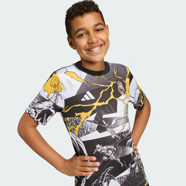 adidas Real Madrid Avengers 25/26 Camiseta Prepartido Niños JZ9016