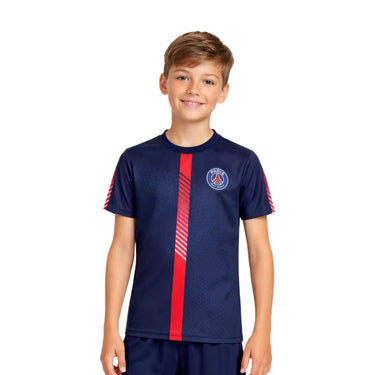 Maillot PSG Enfant Bleu Entraînement 2026 Polyester Sublimé