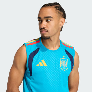 Débardeur Entrainement Espagne 2026 Bleu - Coupe du Monde