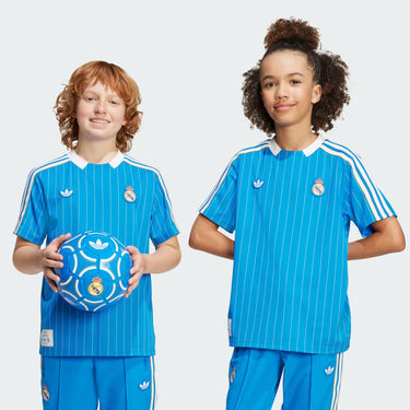 Maillot Real Madrid Terrace Icons Junior 2025/26 Bleu