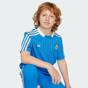 Maillot Real Madrid Terrace Icons Junior 2025/26 Bleu
