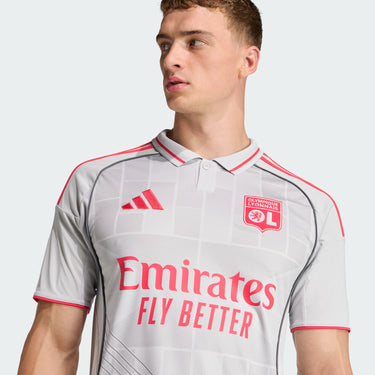 Maillot Olympique Lyonnais Third Homme 2025/26 Gris