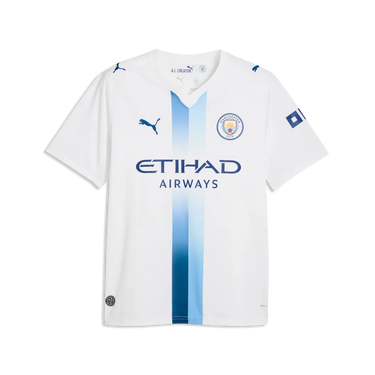 Maillot Third Manchester City Homme 2026/27 Blanc Bleu – photo source 1