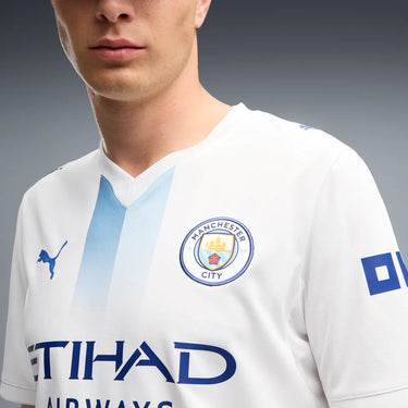 MCFC Third Jersey Replica PUMA White-Blazing Blue 784352-06